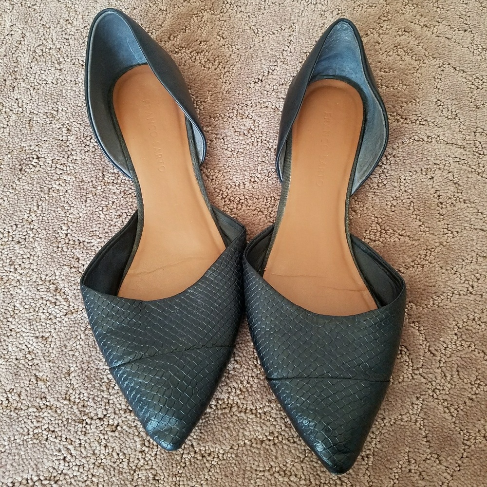 Black d'orsay flats